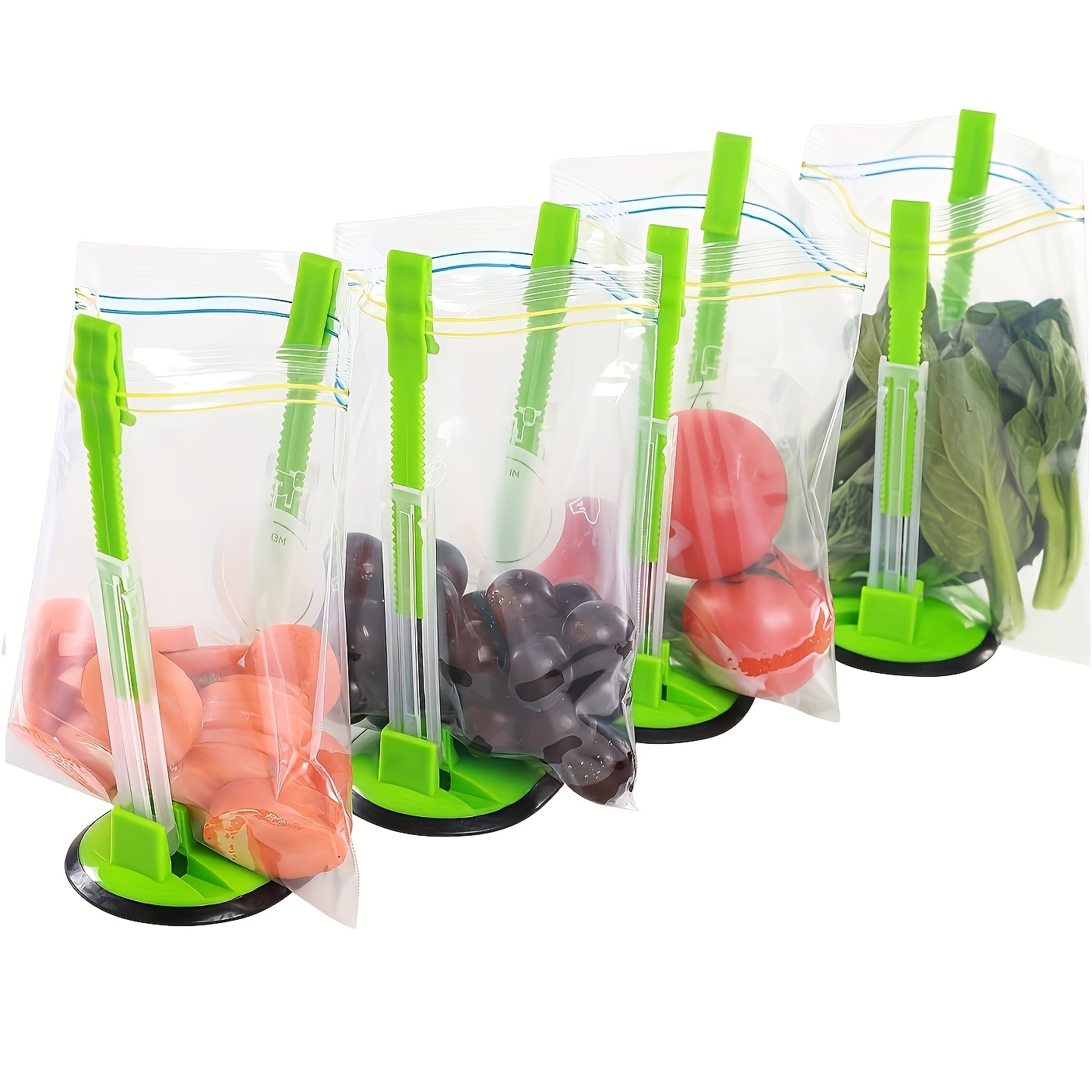 Zipper Bag Holder Plastic Adju - Meal Prep Chef 评论和价格