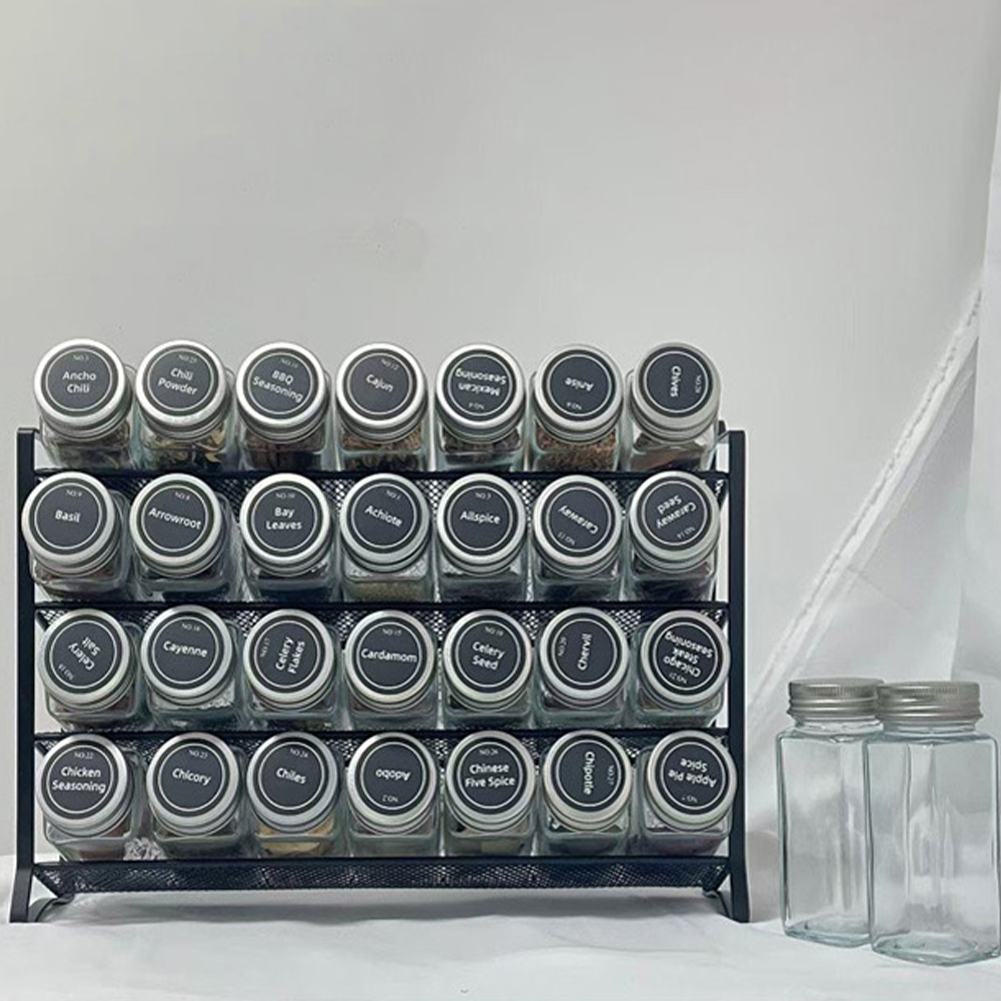 4 Tier Cupboard Storage Shelf  - Spice Jar Labels 评论和价格
