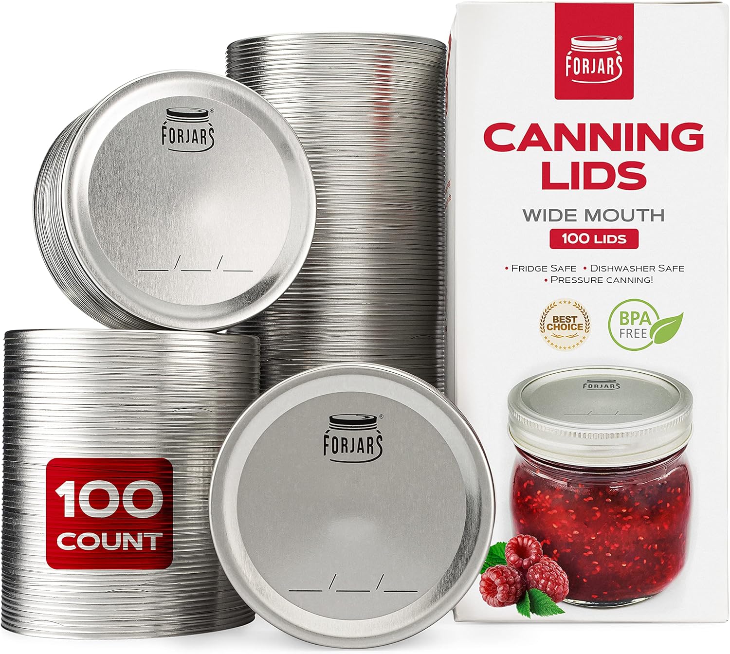 - Wide Mouth Canning Lids, 100 - Meal Prep Jars With Lids 评论和价格
