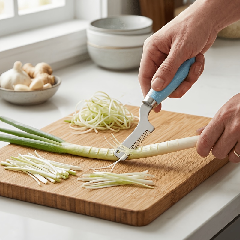 1pc Plastic Handle Scallion Ch - Meal Prep Restaurant 评论和价格