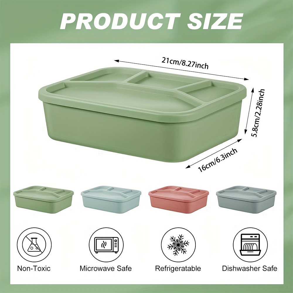1pc Thickened Silicone Bento L - Meal Prep Simple 评论和价格