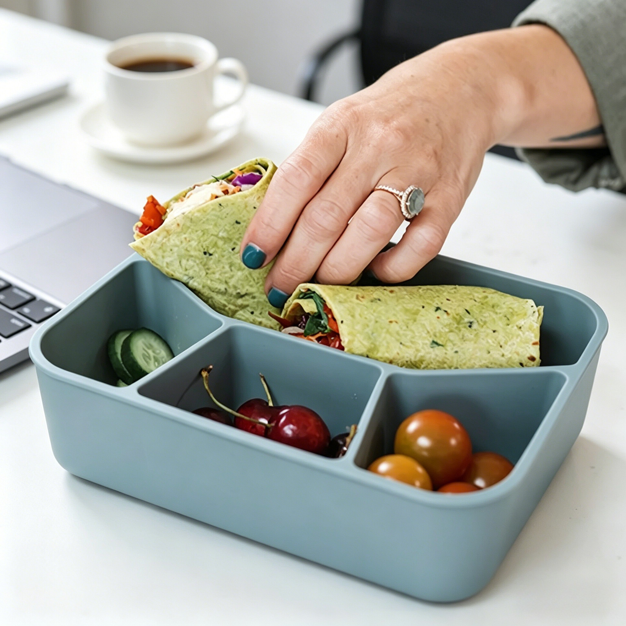 1pc Thickened Silicone Bento L - Meal Prep Simple 评论和价格