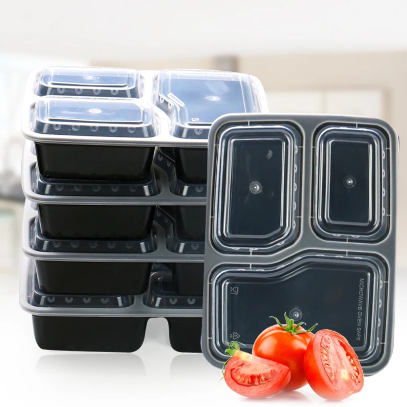 7 Pack 3 Compartment Meal Prep - Meal Prep Jars With Lids 评论和价格