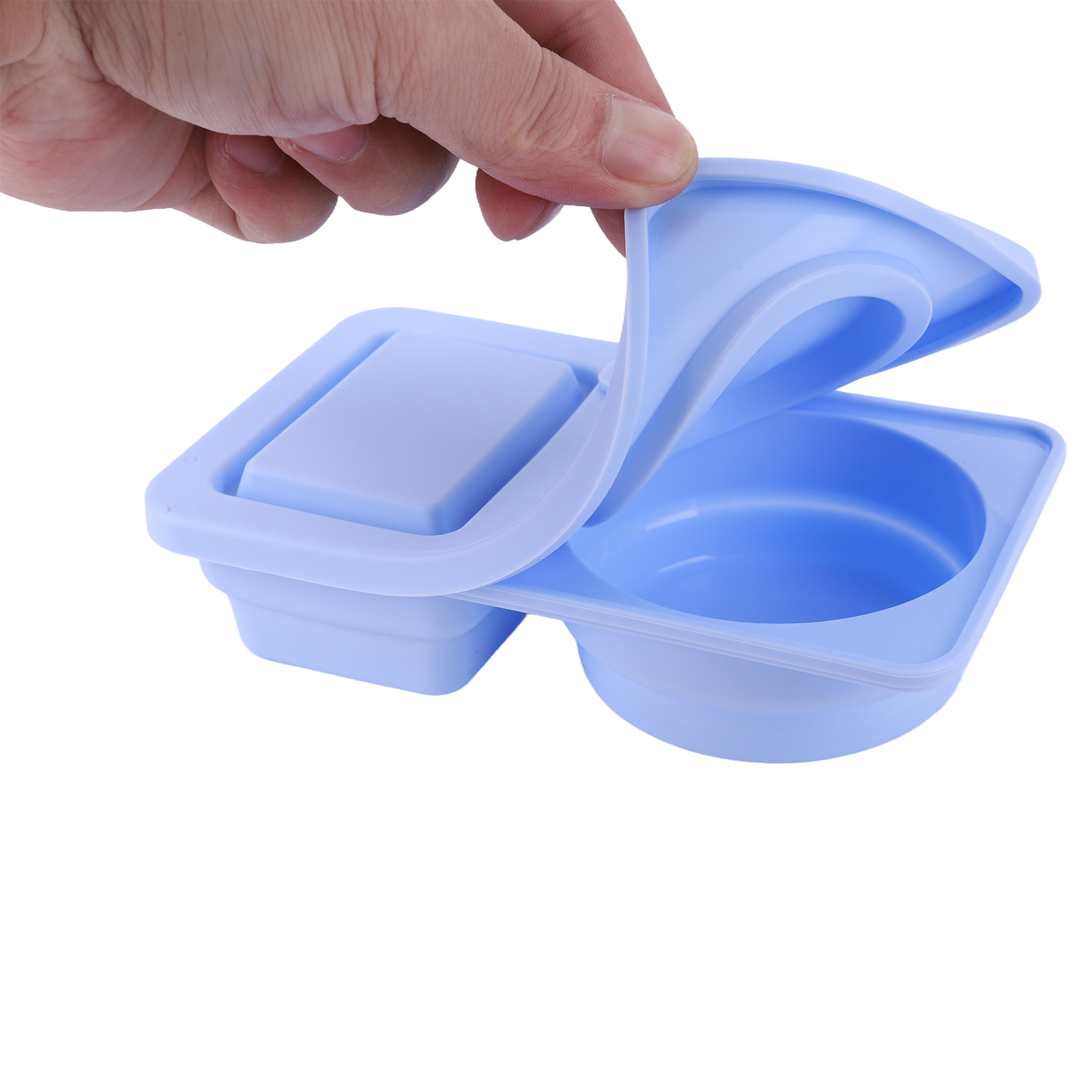 3Pcs Multi-Function 2 Grid Con - Meal Prep Jars With Lids 评论和价格
