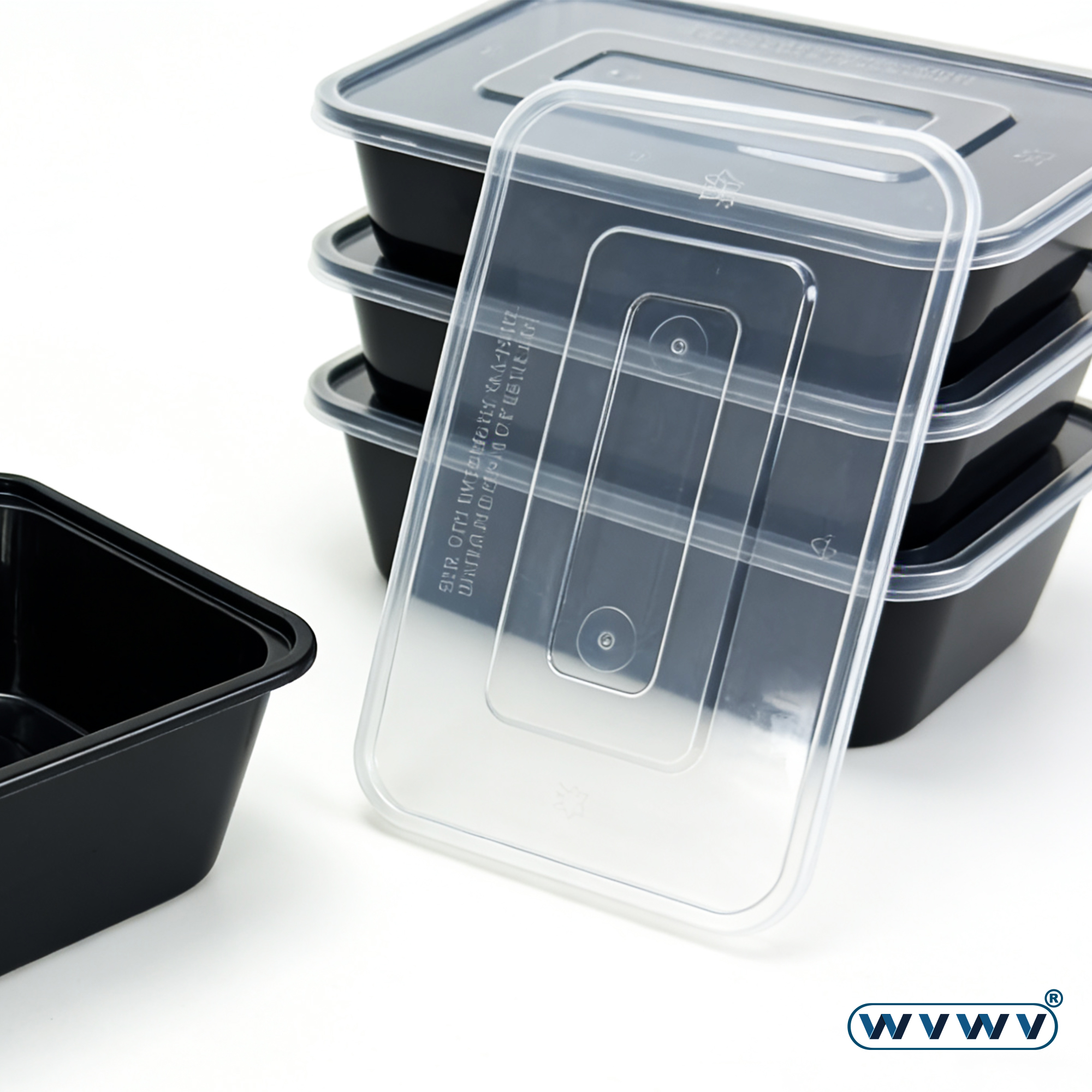 10/50Pcs 20Oz/600Ml Black Lunc - Meal Prep Chef 评论和价格