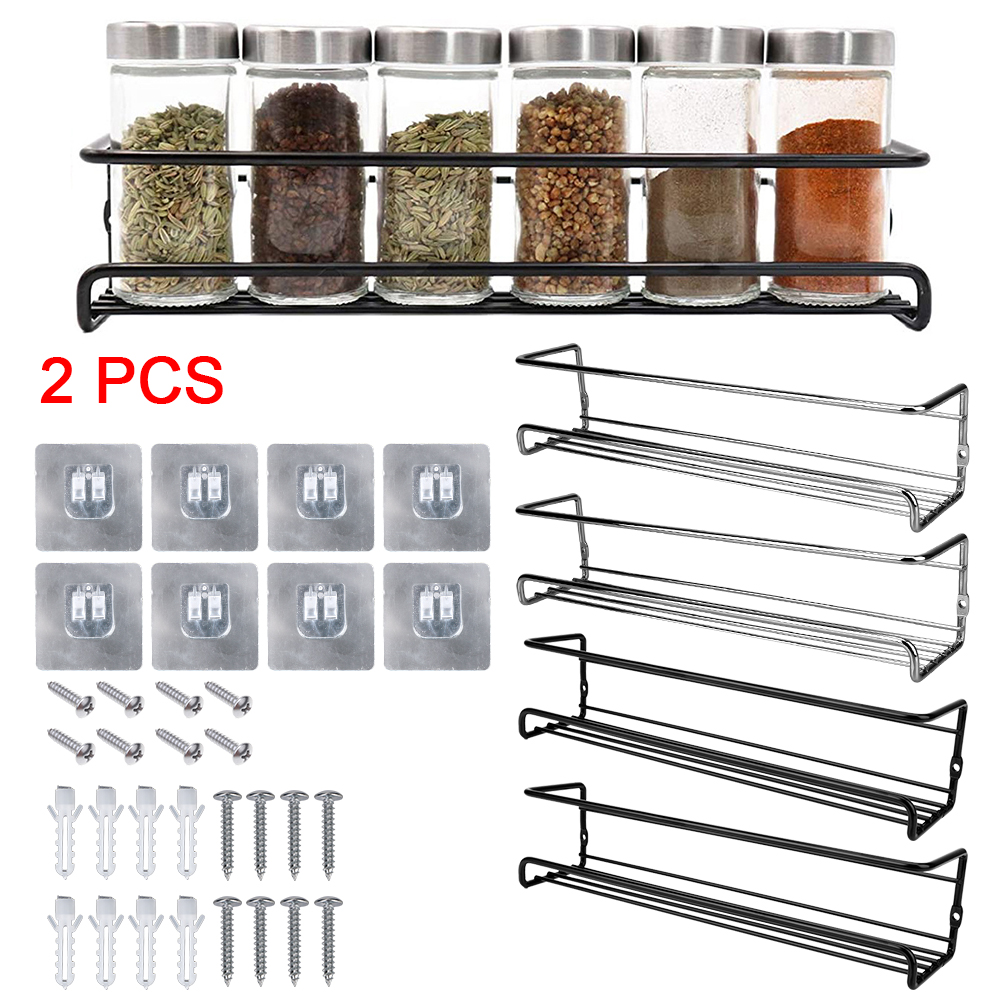 Kitchen Organizer 2 Pcs Metal  - Spice Jar Labels 评论和价格