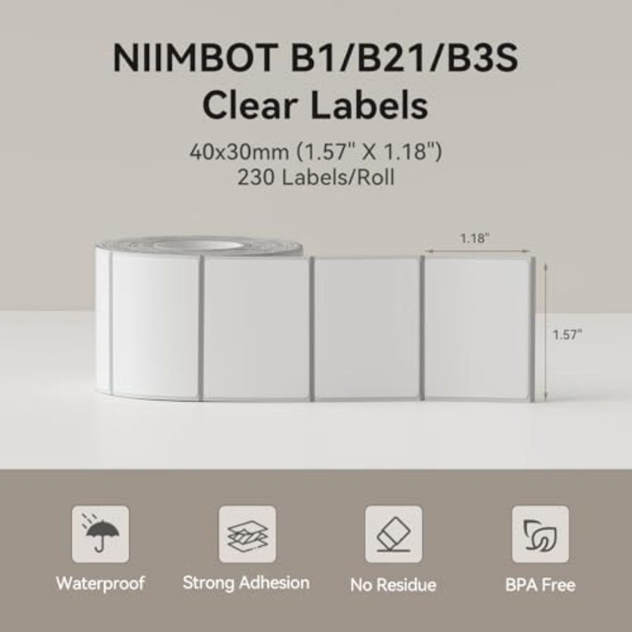 Label Tape for B1/B21/B3S, 1.1 - Spice Jar Labels 评论和价格
