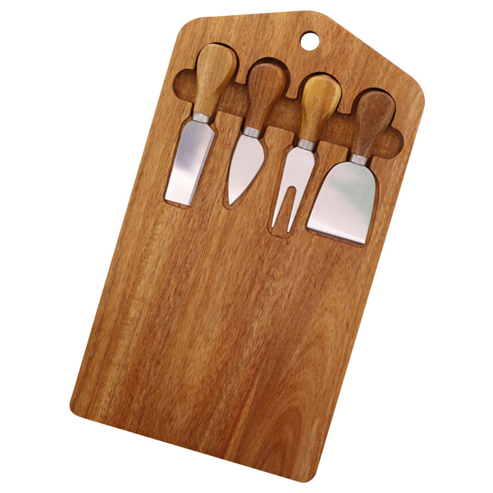 1Set Wood Cheese Board Set Han - Meal Prep Simple 评论和价格