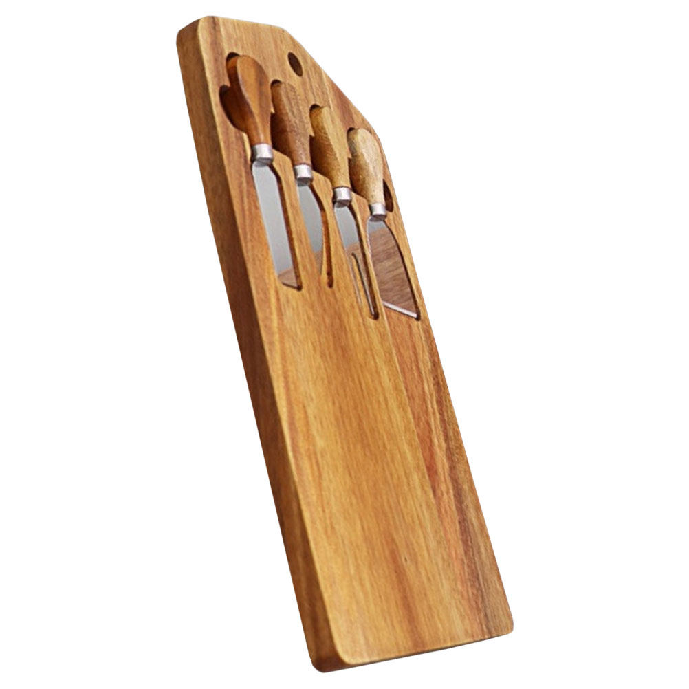 1Set Wood Cheese Board Set Han - Meal Prep Simple 评论和价格