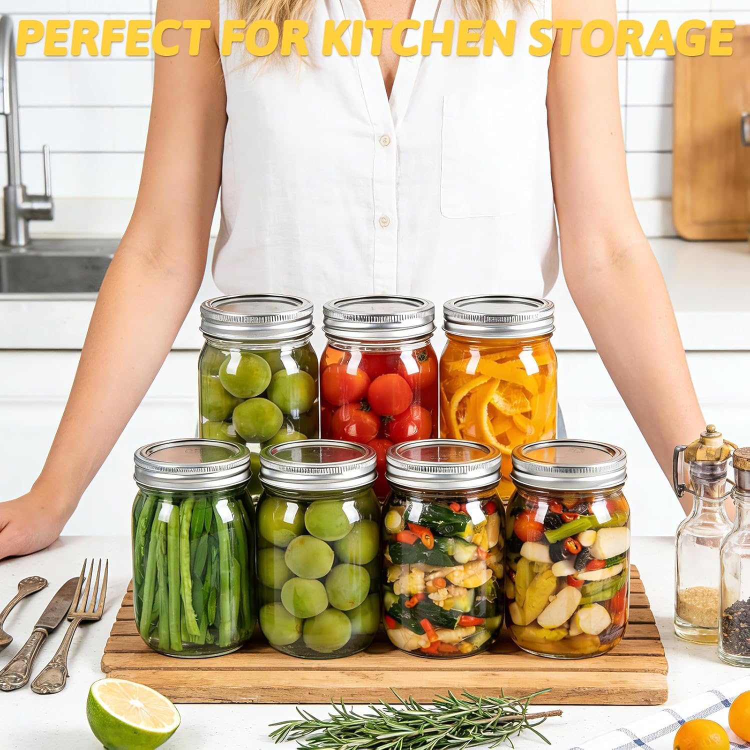 12 oz    Jars with Lids 20 Pac - Meal Prep Jars With Lids 评论和价格