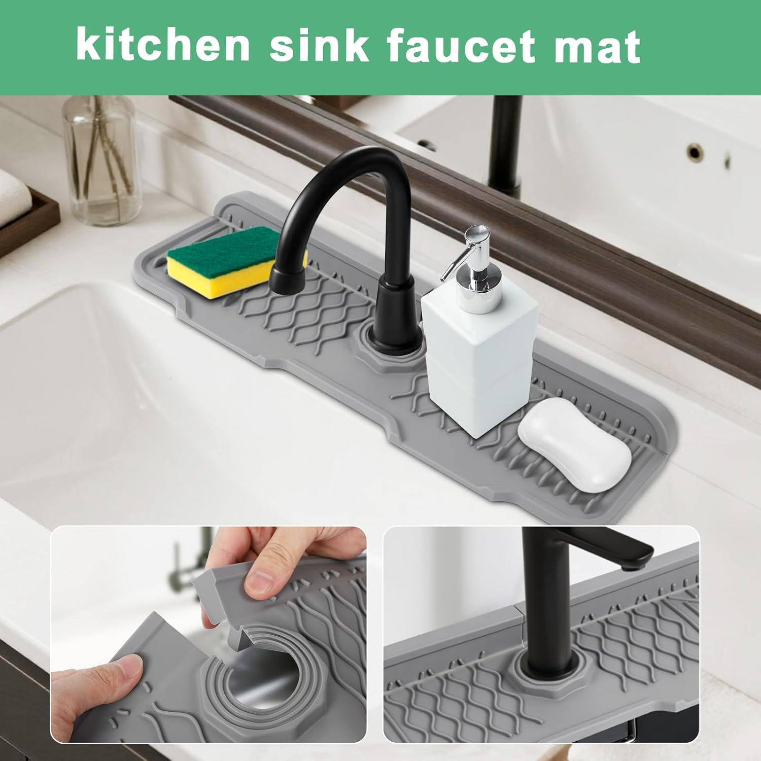 Non-slip silicone kitchen drai - Meal Prep Chef 评论和价格