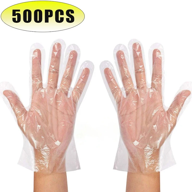 Clear Disposable Gloves Transp - Meal Prep Chef 评论和价格