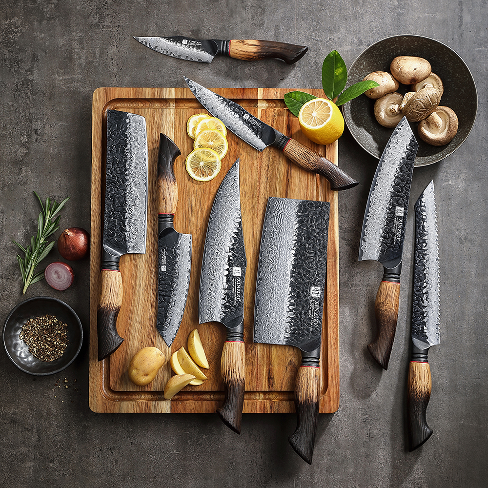 XINZUO Eight-piece Kitchen Kni - Meal Prep Chef 评论和价格