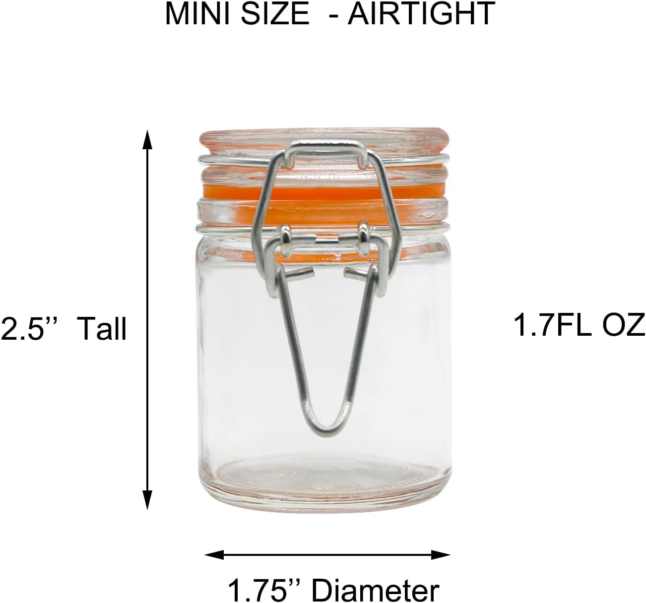 1.7 oz Mini Glass Spice Jars w - Spice Jar Labels 评论和价格